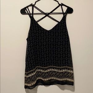 By & By Strappy Printed Tank
